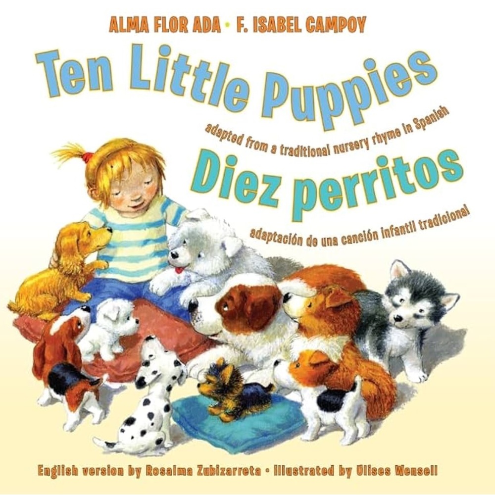 Ten Little Puppies Book - Illustrated Children's Story